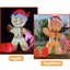 2.4m 8FT Gingerbread Christmas Inflatable LED Outdoor Garden Decoration Lights Carousel 3