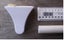 40cm white plastic towel rail Carousel 3