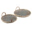 Ladelle Bamboo Woven Tray Set 2pce Carousel 1