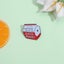 Creative Cartoon Milk Box DIY Metal Pin Badge Carousel 3