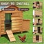 NEW new Barred Hyline Rooster Chicken Hen House Door *Clearance* Carousel 8