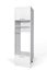 Melamine white - 600mm wide double oven tower 1 drawer Carousel 3
