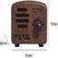 Portable Retro Am Fm Support Card Receiver - Mini Vintage Radio With Stereo Shor Carousel 3