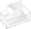 Facial Tissue Dispenser Box Cover Holder Clear Acrylic Rectangle Napkin Organize Carousel 3