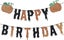 Halloween Pumpkin Happy Birthday Banner - Perfect For Thanksgiving And Autumn Th Carousel 1