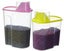 Food Storage Containers Cereal Container Easy-pour Design Airtight Lids Measurin Carousel 1