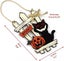 Happy Halloween Hanging Sign, Halloween Welcome Sign Pumpkin Wreath Door Hanging Carousel 2