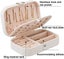 Jewelery Case Ladies Jewelery Case Travel Faux Leather Jewelery Case Small Jewel Carousel 4
