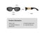 Fashion Black Gold Classic Sunglasses Vintage Travel Sun Glasses Polarized Carousel 5