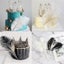 2 Pcs Feather Cake Topper Picks Cupcake Toppers Pearl Peacock Feather Birthday C Carousel 3