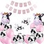 Funny Cow Party Decorations Balloon Arch Kit | Happy Birthday Banner Included Carousel 1