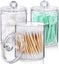 2 Pack Qtip Holder Dispenser For Cotton Ball, Cotton Swab, Cotton Round Pads, Fl Carousel 2