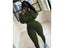Printed Embroidery Women's Two Piece Ribbed Tracksuits Fall Spring Long Sleeve Carousel 5