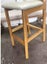 Latifah Wooden Bar Stool SH71cm - PU Ivory White *40% OFF Carousel 4