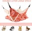 Small Animal Hammock, Warm Double Layer Hanging Hammock Bed, Chinchilla Ferret H Carousel 2