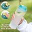 Portable Graduated Water Bottle With Handle Leakproof For Daily Fitness Gym Use Carousel 5