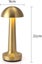 Portable Wireless Table Lamp - Rechargeable, Touch Dimmer, Gold - Bedroom, Readi Carousel 3