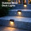 Solar Deck Lights 4 Pack Outdoor Solar Step Lights Warm White For Steps,fence,de Carousel 5