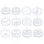 12pcs Halloween Stencils for Artistic Halloween Designs - Add Unique Patterns to Carousel 1