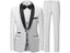 Suit Coat Pants Vest 3 Pcs Set / Fashion Men's Casual Boutique Business Wedding Carousel 1