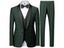 Suit Coat Pants Vest 3 Pcs Set / Fashion Men's Casual Boutique Business Wedding Carousel 2