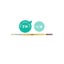 Milan Bristle Hair Brush 514 Series Round Size 16 Carousel 1