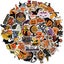 Vinyl Waterproof Stickers, 50 Pcs Halloween Sticker Pack For Laptop, Skateboard, Carousel 1