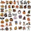 Vinyl Waterproof Stickers, 50 Pcs Halloween Sticker Pack For Laptop, Skateboard, Carousel 2
