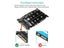 M.2 SSD To U.2 Adapter 2in1 M.2 NVMe And SATA-Bus NGFF SSD To PCI-e U.2 Carousel 4