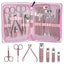 26 Pcs Manicure Set, Nail Clippers Sets, Pedicure Kit Stainless Steel Nail Care Carousel 1