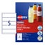 Avery Label L7146 Wrapround White Durable 5 Up 12 Sheets Laser 196x51mm Carousel 3