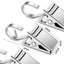 15 Pack Curtain Clips, Stainless Steel Strong Party Wire Light Holder For Hangin Carousel 2