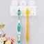 Cute Toothbrush Holder with Suction Cup - Bathroom Wall Home Decor, One Size Carousel 2