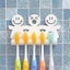 Cute Toothbrush Holder with Suction Cup - Bathroom Wall Home Decor, One Size Carousel 5