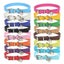 Pet Collars - Set Of 12 Adjustable Soft Colorful Cute Basic Collars For Dogs And Carousel 1