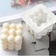 2 Pieces Silicone Molds Diy Candles Mould 3d Soy Wax Candle Overlapping Balls Sp Carousel 4