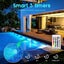 Submersible Led Light, 4 Pack Waterproof Led Lights With Remote Control Rgb Colo Carousel 4
