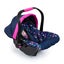 Bayer Deluxe Car Seat with Cannopy - Navy Mermaid Carousel 3