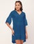 Moomaya Shift Dresses For Women, Tiered Bell Sleeves, V-Neck Short Solid Color Carousel 2