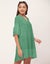 Moomaya Shift Dresses For Women, Tiered Bell Sleeves, V-Neck Short Solid Color Carousel 3
