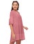 Moomaya Shift Dresses For Women, Tiered Bell Sleeves, V-Neck Short Solid Color Carousel 1