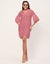 Moomaya Shift Dresses For Women, Tiered Bell Sleeves, V-Neck Short Solid Color Carousel 9