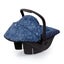 Bayer Deluxe Car Seat with Cannopy - Blue Carousel 3