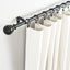 Curtain Rod Clip Rings - Set of 20 Black Rings for 1 Rods Carousel 4