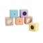 Plan Toys Baby Sensory Wooden Blocks - Set of 6 Carousel 1
