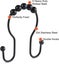 Shower Curtain Hooks, 12 Pcs Shower Curtain Rings, Stainless Steel Roller Rust-r Carousel 4