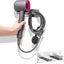 Stainless Steel Hair Dryer Holder - Waterproof Adhesive Wall Mount Rack Carousel 2