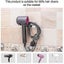 Stainless Steel Hair Dryer Holder - Waterproof Adhesive Wall Mount Rack Carousel 4
