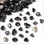 120pcs Black Crystal Rhinestones For Nail Crystal Diamond For Crafts Multi Shape Carousel 1