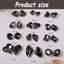 120pcs Black Crystal Rhinestones For Nail Crystal Diamond For Crafts Multi Shape Carousel 2